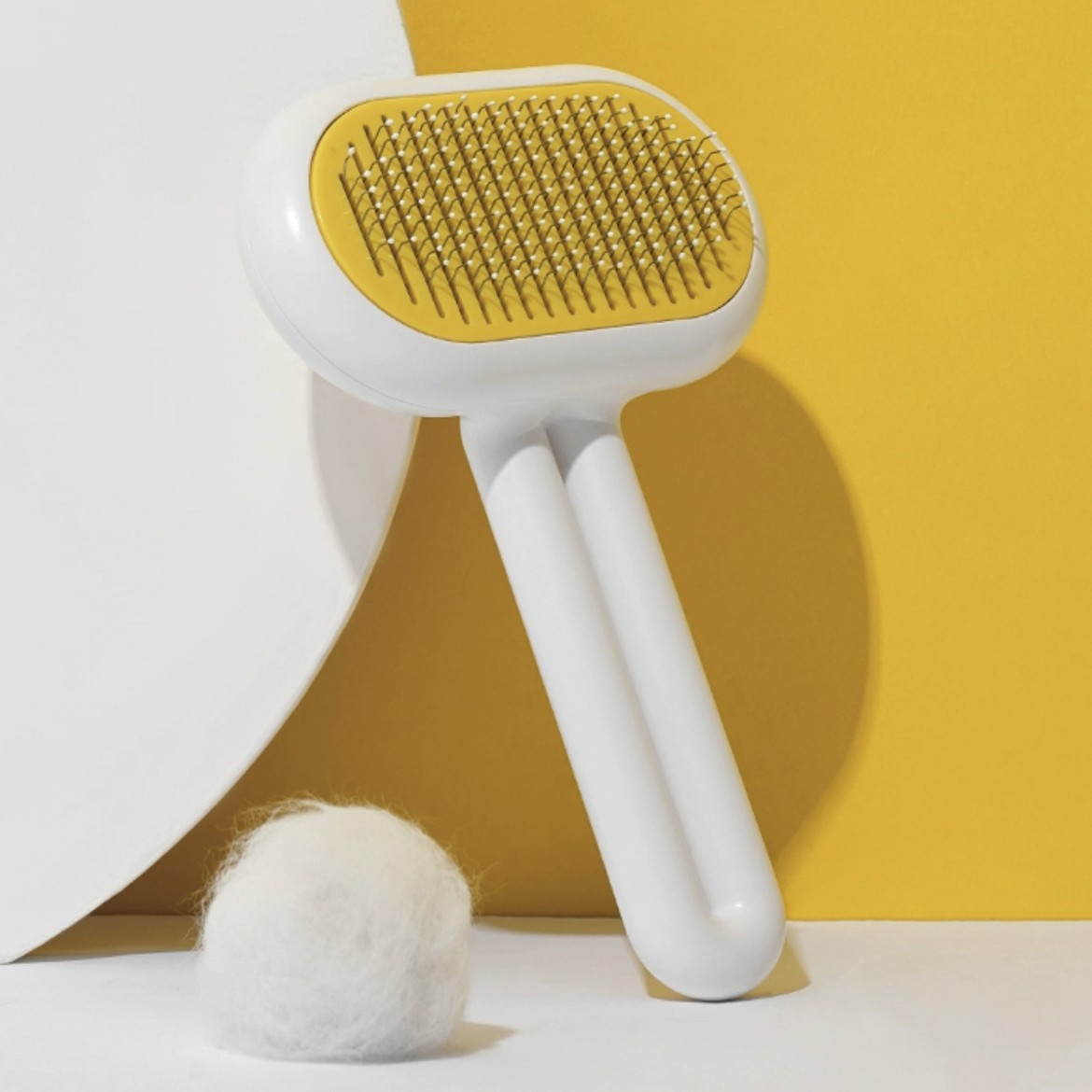 Grooming - Hair Brush - Yellow - Lil Wild Pets