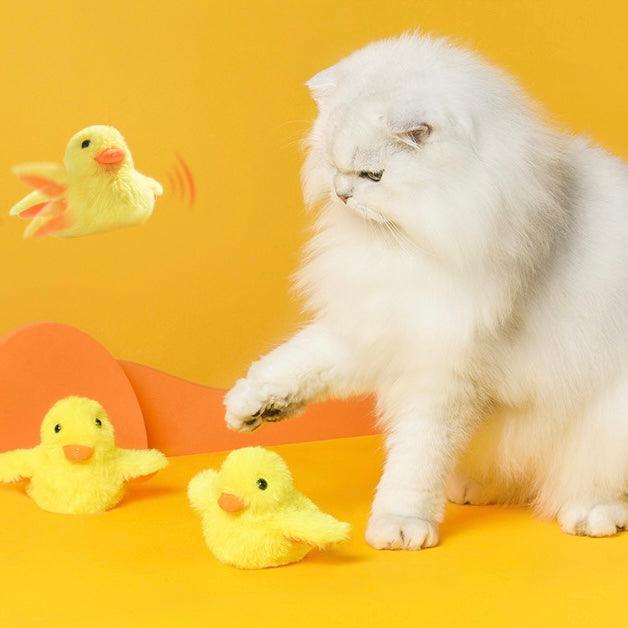 Flapping Duck Electric Interactive Self-Play Cat Toy with Catnip - Lil Wild Pets