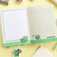 Year Planner Journal - Green Cat - Lil Wild Pets