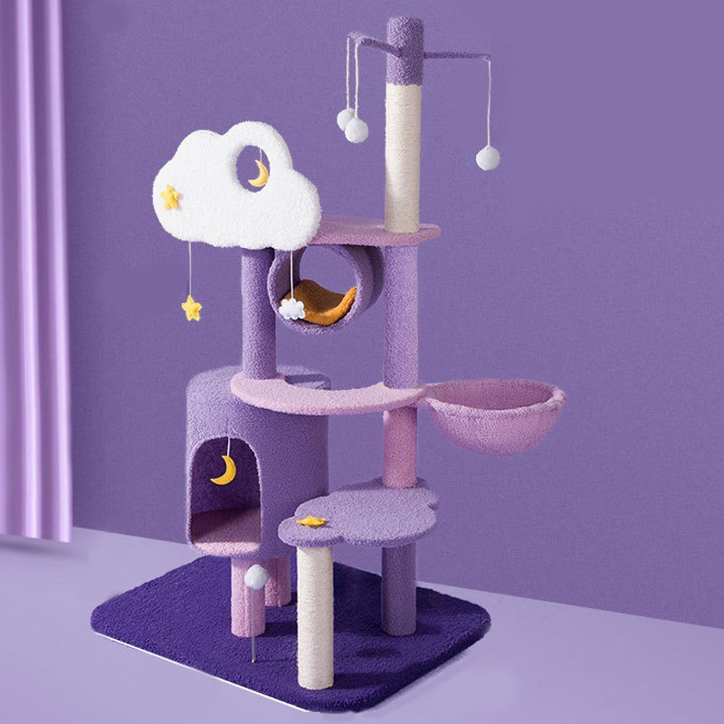 Purple hot sale cat tree