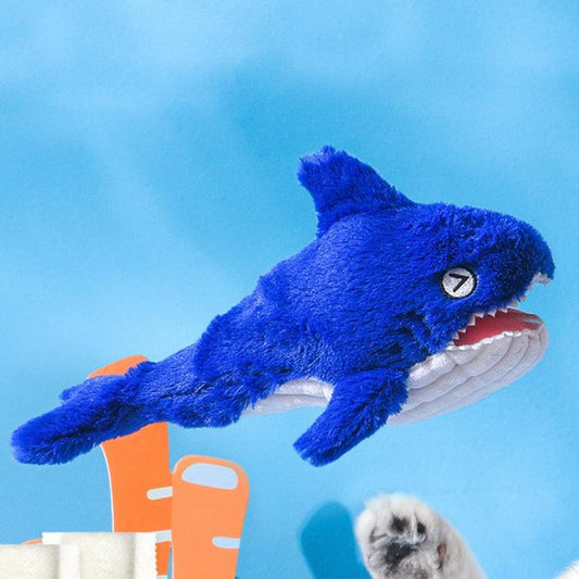 Flopping Fish Electric Interactive Self-Play Cat Toy with Catnip - Lobster & Wheal & Shark - Lil Wild Pets